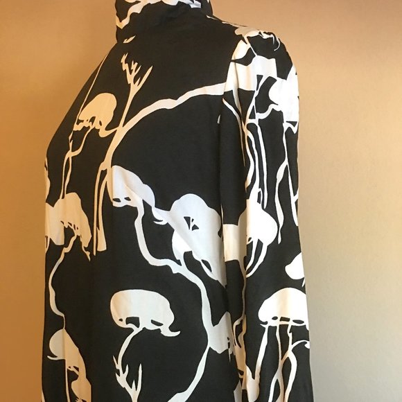 Vintage ✨ MISS BLACKWELL Long Sleeve Pop-Art Secretary Dress - Picture 7 of 16